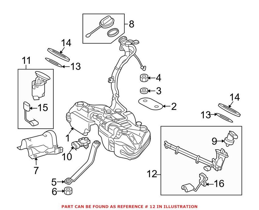 Mercedes Fuel Pump Assembly 2044700694